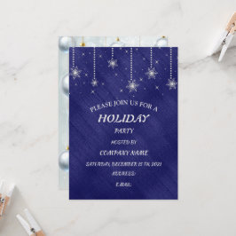 Invitación Diseño de regalo festivo de Navidad feliz