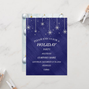 Invitación Diseño de regalo festivo de Navidad feliz