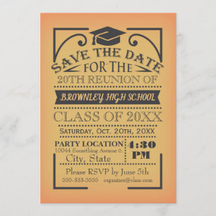 Invitación Diseño de reunión de clase.
