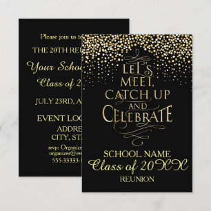 Invitación Diseño de Reunión Escolar