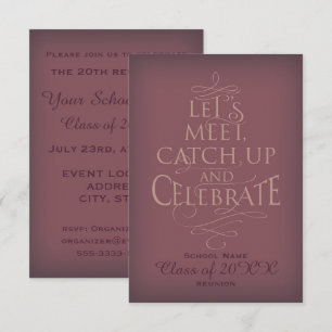 Invitación Diseño de Reunión escolar.