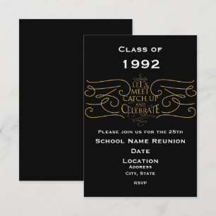 Invitación Diseño de Reunión Escolar, estilo elegante
