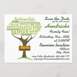 Invitación Diseño de reunión familiar.