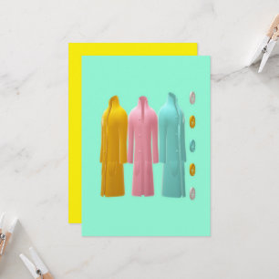 INVITACIÓN DISEÑO DE ROPA DE MODA DE REFRIGERACIÓN