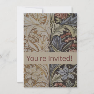 Invitación Diseño de tapices para William Morris Bluebell