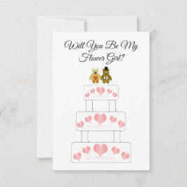 Invitación Diseño de Tarta de Boda Florista de Boda