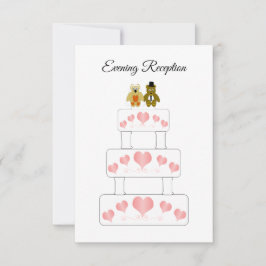 Invitación Diseño de tarta de boda Recepción de boda