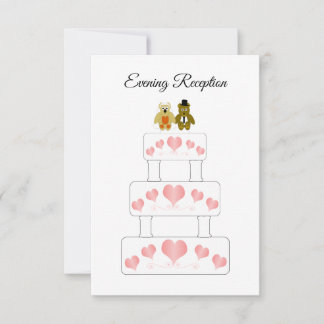 Invitación Diseño de tarta de boda Recepción de boda