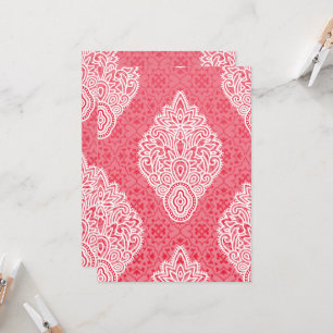 Invitación Diseño de tejido ordenado con gradiente del alfile