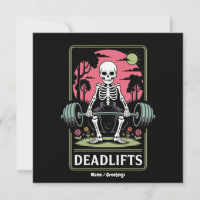 Diseño divertido de levantamiento de peso muerto c