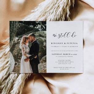 Invitación Diseño elegante Aún hacemos la foto de renovación 