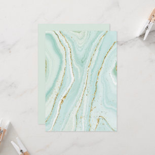Invitación diseño elegante de mármol líquido pintado a mano c