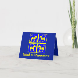 Invitación diseño escandinavo,Personalized Glad midsommar
