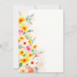 Invitación Diseño floral: Belleza y elegancia sin tiempo