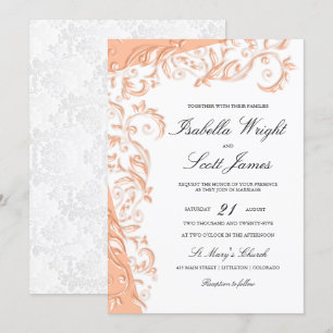 Invitación Diseño floral de bonito