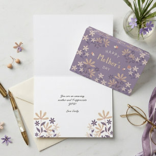 Invitación Diseño floral elegante personalizado para el Día d