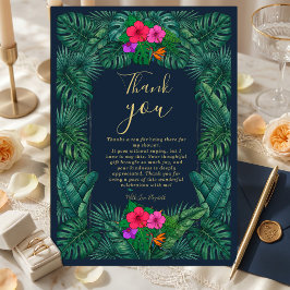 Invitación Diseño Floral Tropical | Hibisco y Follaje 