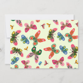 Invitación Diseño Floral Verde de la Naturaleza