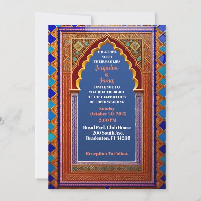 Invitación Diseño mágico (Anverso)