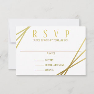 Invitación Diseño Moderado - RSVP
