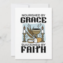 Diseño Nourished by Grace, Sustained by Faith