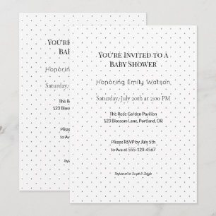 Invitación Diseño personalizado de rociadores o duchas para b