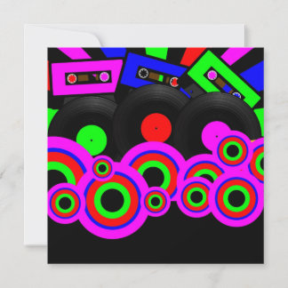 Invitación Diseño retro Fiesta