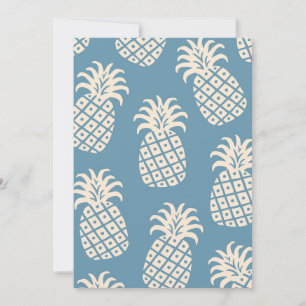 Invitación Diseño tropical de piña torcida
