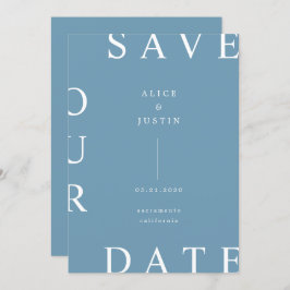 Invitación diseño ultra moderno Guardar la fecha