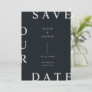 Invitación Diseño ultramoderno Guardar la fecha