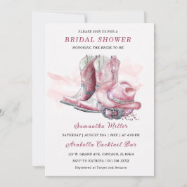 Invitación Diseños de fiesta de despedida de soltera vaquera