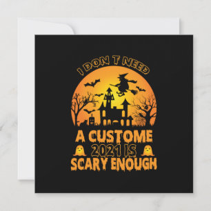 Invitación disfraz de Halloween   No necesito un disfraz