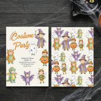 Disfraz de Halloween para niños con aquarela Fiest