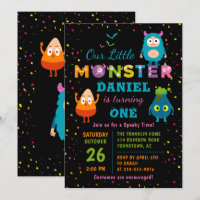 Disfraz de pequeño monstruo para fiesta de cumplea