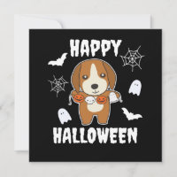 Disfraz de perro Beagle Feliz Halloween