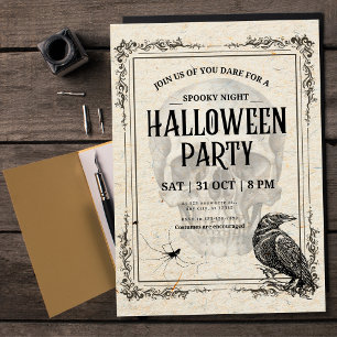 Invitación Disfraz de truco o trato para fiesta de Halloween