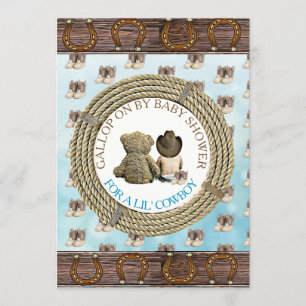 Invitación Distancia social por correo en Baby Shower