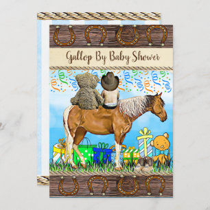 Invitación Distancia social por o por correo en Baby Shower I