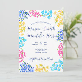 Invitación Ditsy Floral Invite
