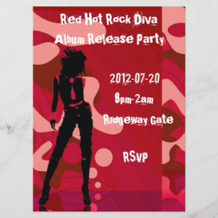 Invitación Diva candente de la roca III