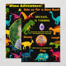 Diversas especies de dinosaurios coloridos