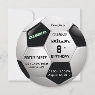 Invitación Diversión al fútbol ⚽ Fiesta épico de cumpleaños