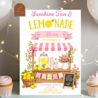 Diversión con limonada soleada Cumpleaños de niña 