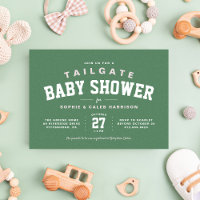 Diversión de baby shower en la parte trasera de la
