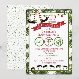 Invitación Diversión de ELF'n Holiday - Fiesta