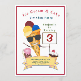 Invitación Diversión de fiesta de cumpleaños infantil