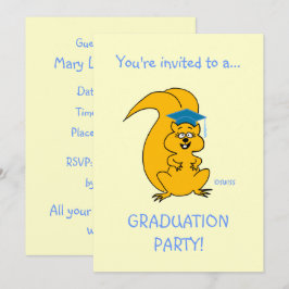 Invitación Diversión de la fiesta de graduación al aire libre
