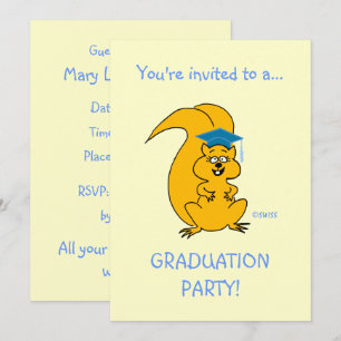 Invitación Diversión de la fiesta de graduación al aire libre