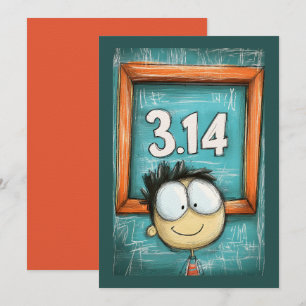Invitación Diversión del Pi Day - Feliz Personalizado de 3.14