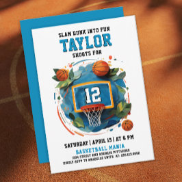 Invitación Diversión Deporte Genial Colorido Cumpleaños Balon